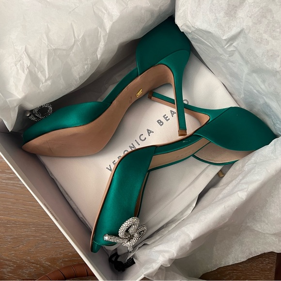 Veronica Beard Gadot Peep Toe Heels - Picture 3 of 4